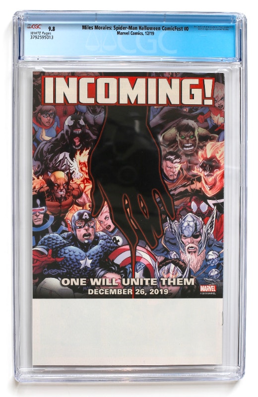 MILES MORALES HALLOWEEN COMICFEST CGC 9.8 ULTIMATE FALLOUT - photo 2