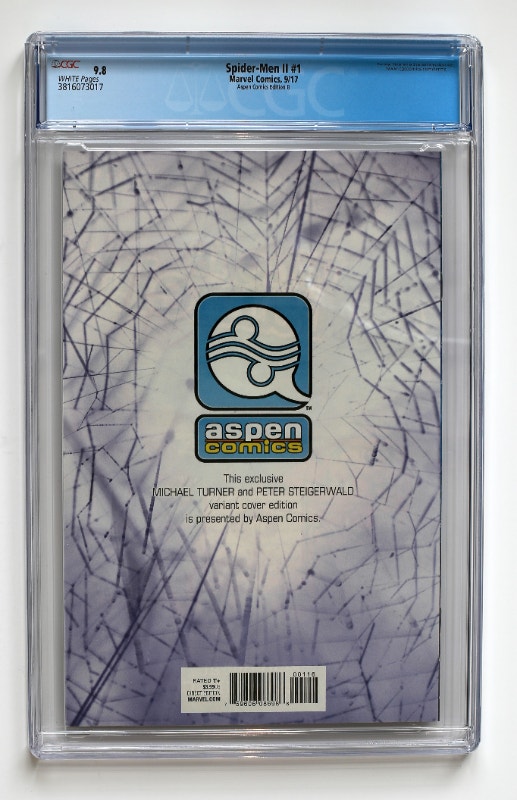Spider-Men II # 1 Turner Variant CGC 9.8 Miles Morales - photo 2
