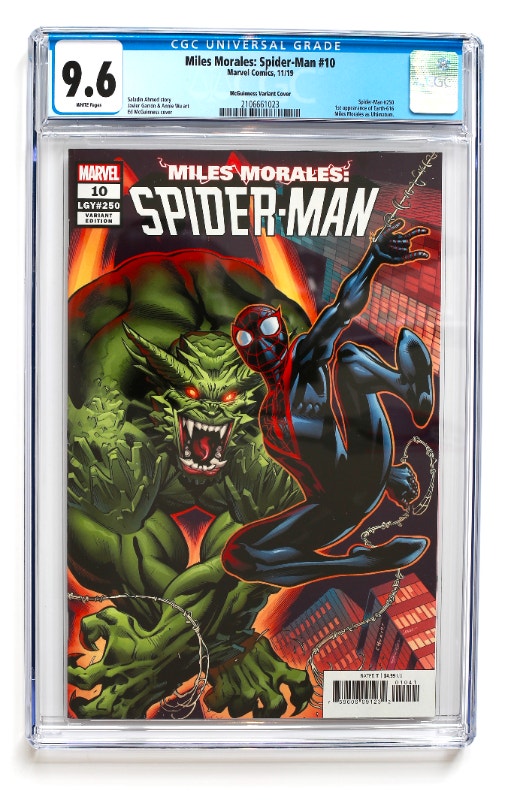 MILES MORALES: SPIDER-MAN #10 CGC 9.6 1:50 VARIANT