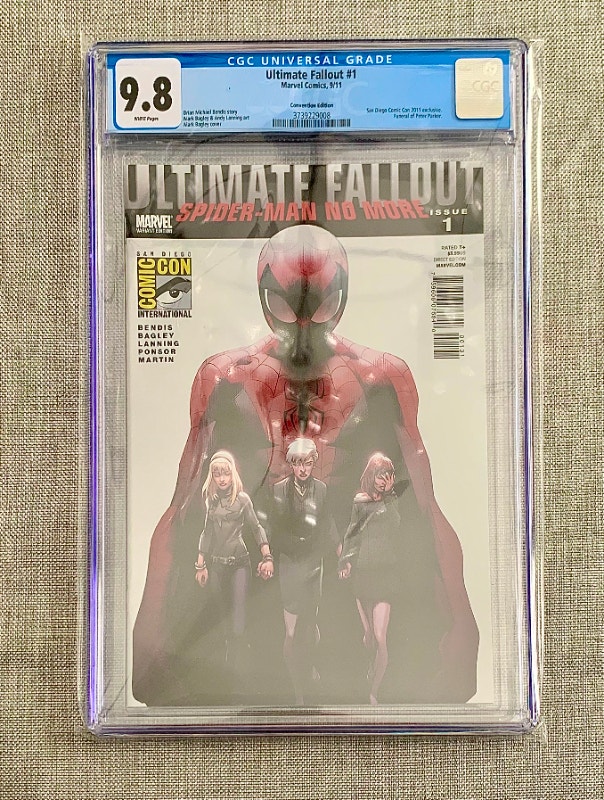 Ultimate Fallout 1 CGC 9.8 Miles Morales Comic