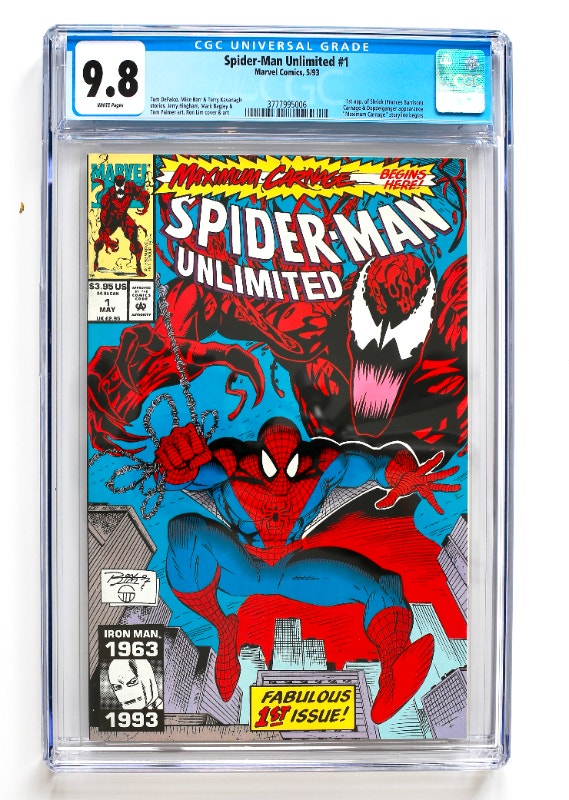 Spider-Man Unlimited #1 CGC 9.8 1st App. of Shriek