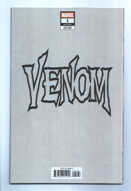 Venom #1 1: 25 Incentive Bill Sienkiewicz Variant Cover - photo 2