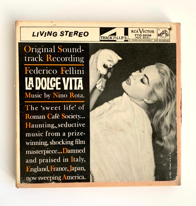 LA DOLCE VITA-REEL TAPE Orig.Sound Track.1961