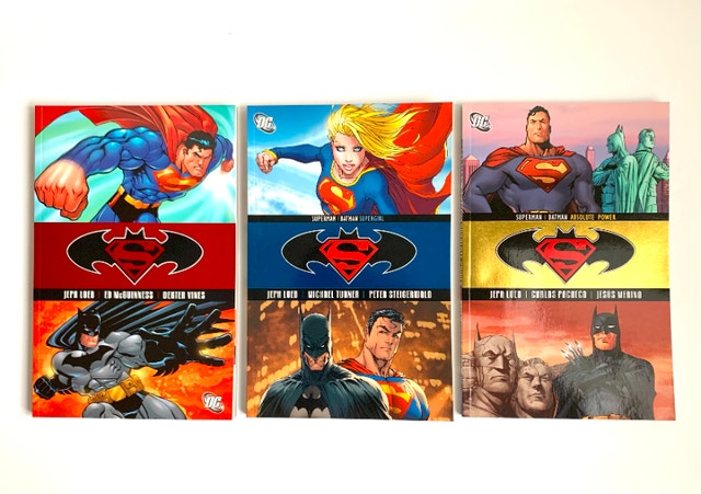 superman BatmanTPB comics - set of 3