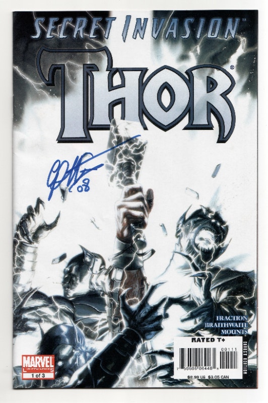 SECRET INVASION: THOR #1 - Movie coming - Autographed Dell'otto