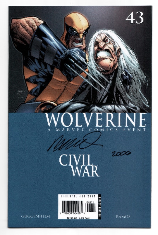 WOLVERINE #42, 43 and 44 -AUTOGRAPHED HUMBERTO RAMOS - photo 3