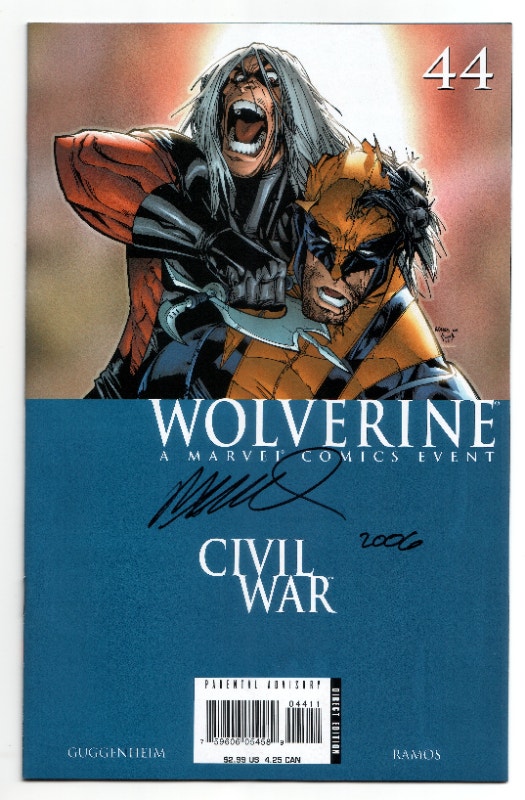 WOLVERINE #42, 43 and 44 -AUTOGRAPHED HUMBERTO RAMOS - photo 5
