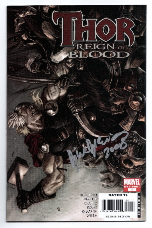 Thor Reign of Blood #1 Autographed - MARKO DJURDJEVIC