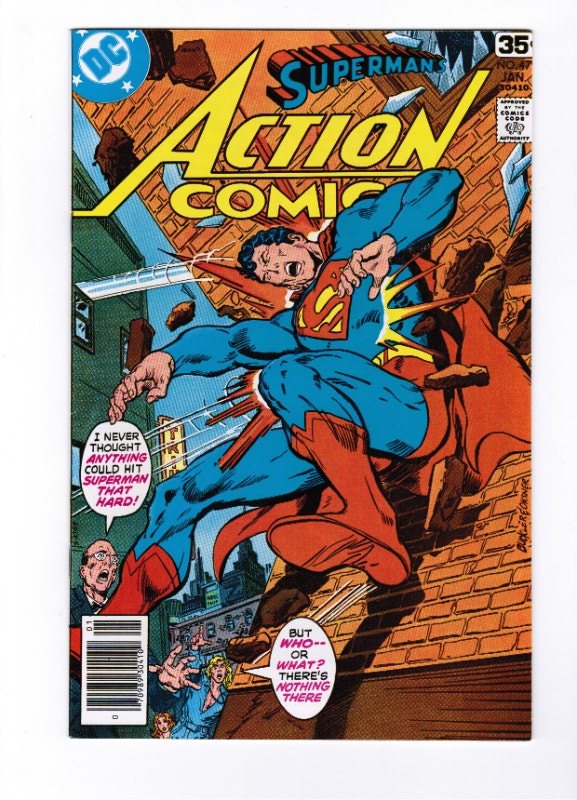Action Comics Superman 479,352 Newsstand (lot of 2 comics)