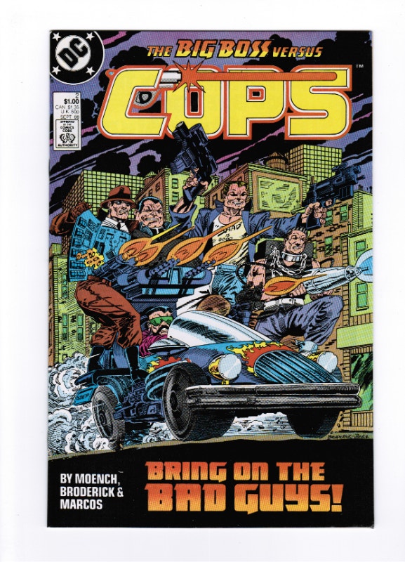 COPS 1988 DC Comics Lot of 3 books #1, 2 and 3 - photo 3