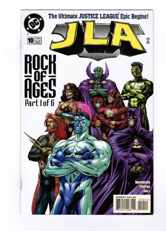 JLA - Justice League 2 book lot - #10 and #75
