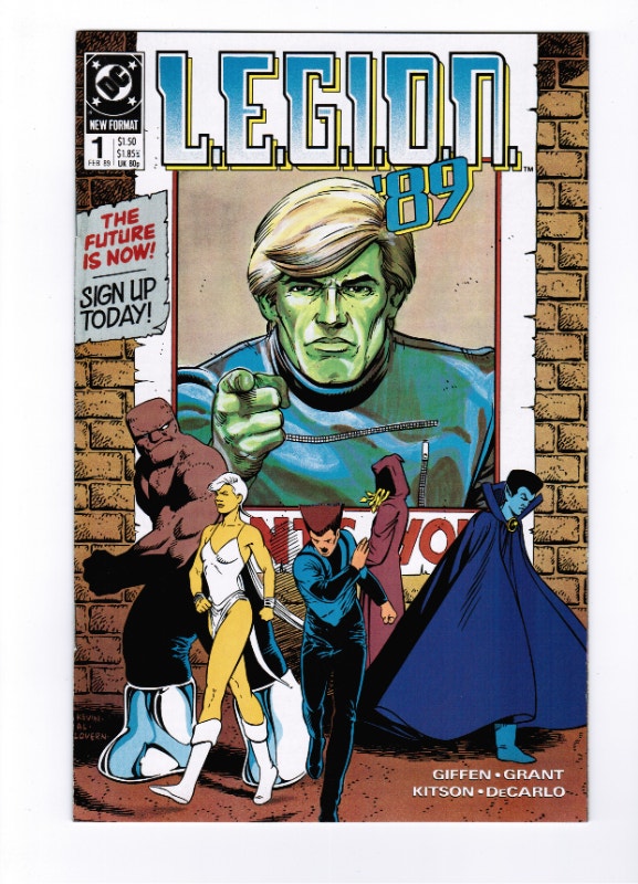 L.E.G.I.O.N. #1, 2 and 3 - 1989 DC Comics