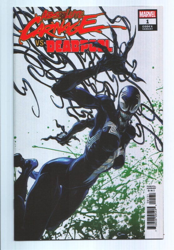 Absolute Carnage Vs Deadpool #1 Crain Codex Variant