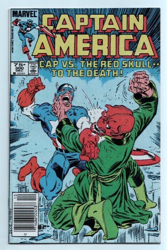Captain America #300 CPV Death of Red Skull