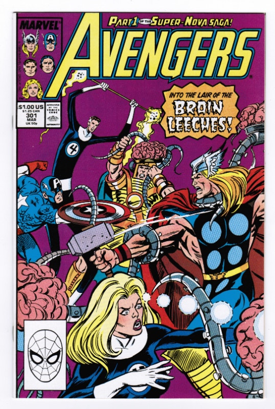 6 book lot - Avengers #300-303, 360 and V.2 #1 - photo 3