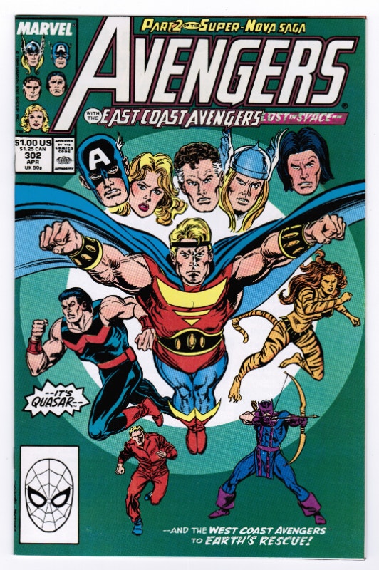 6 book lot - Avengers #300-303, 360 and V.2 #1 - photo 5
