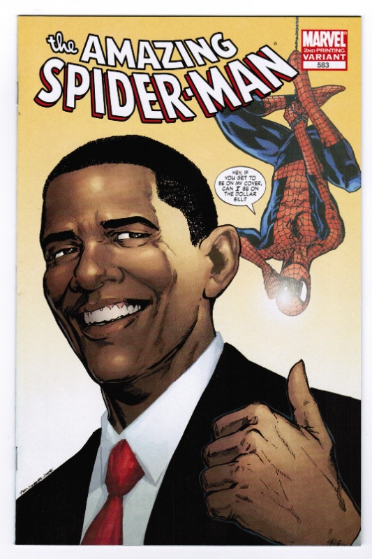 Amazing Spider-Man #583 Obama App