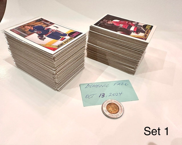 1987-88 OPC HOCKEY SETS - 3 Sets available