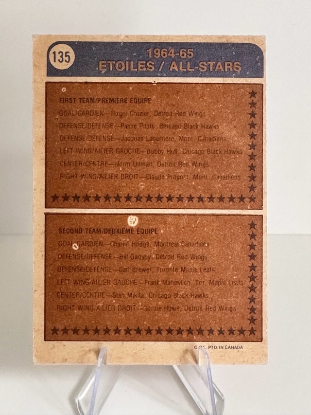 1974-75 OPC Hockey Cards - 4 Card Lot - photo 4