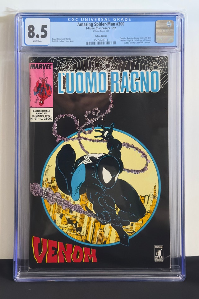 Amazing Spider-Man 300 CGC 8.5 Italian L'Uomo Ragno 91