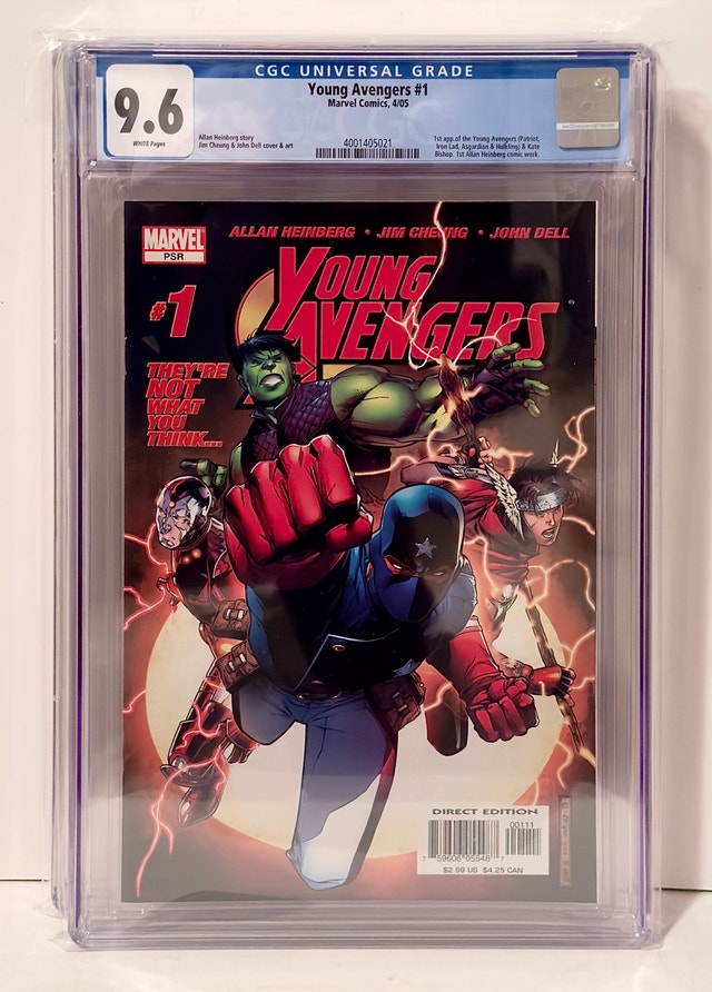 YOUNG AVENGERS #1 CGC 9.6 2005 First App of Kate Bishop