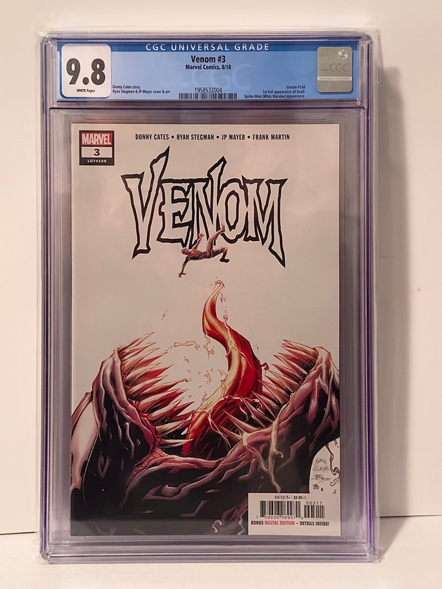 Venom #3 CGC 9.8 2018 1st App Knull