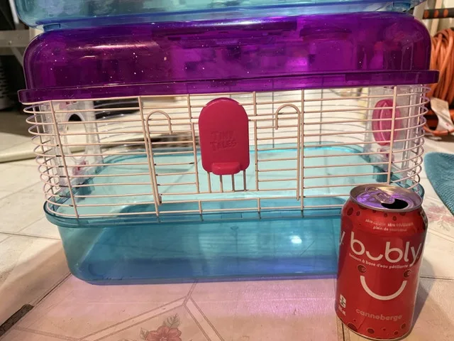 2 hamster cages with connecting tubes image indicator(3)