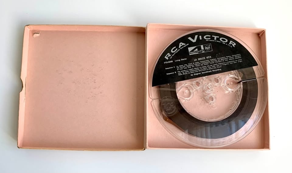 LA DOLCE VITA-REEL TAPE Orig.Sound Track.1961.Used - photo 3