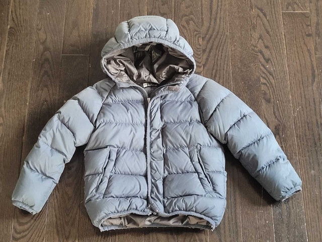 Down-filled winter jacket, MEC Child size 6