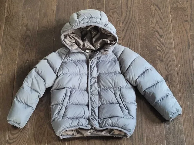 Down-filled winter jacket, MEC Child size 6