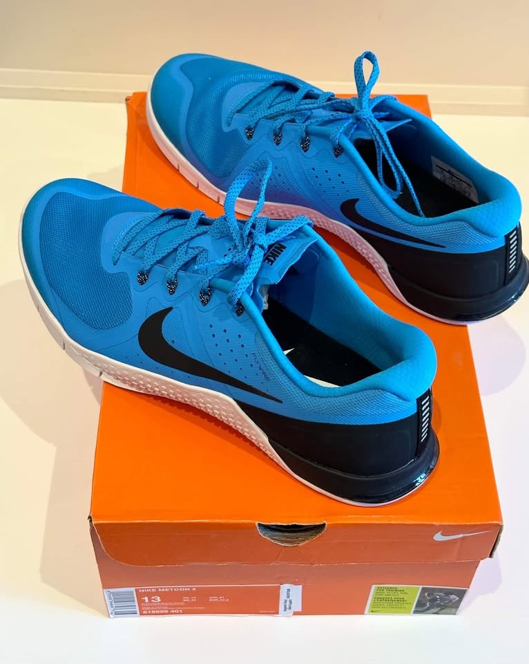 BLUE JAY Blue Shoes - Nike Metcon 2 Flywire- Men’s size 13 BNIB - photo 3