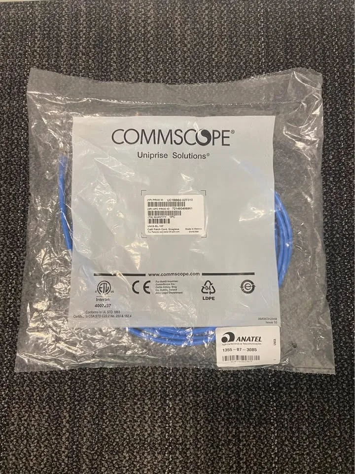 10ft Cat6 Patch Cord, Snagless