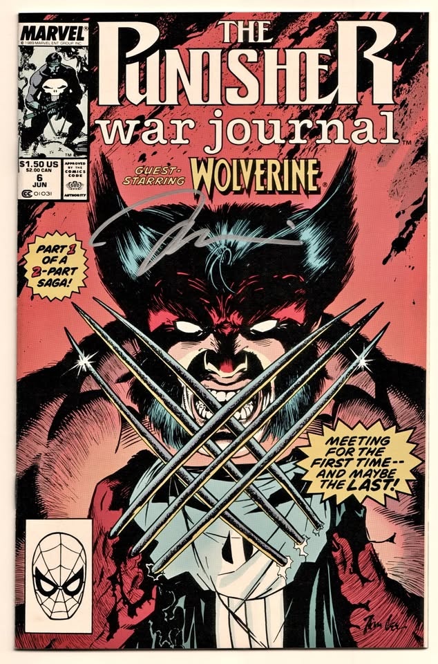 Jim Lee Autographed Punisher War Journal