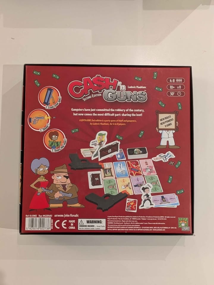 Cash 'n Guns Board Game - photo 2