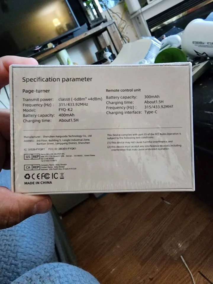 Remote page turner kindle image indicator(2)