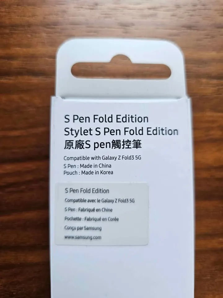 S Pen Sylus for Samsung Galaxy Z Fold3 with Pouch & Box image indicator(2)