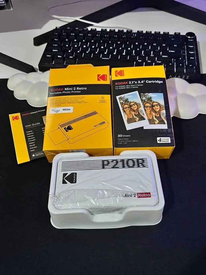 KODAK Mini 2 Retro 4PASS Portable Photo Printer