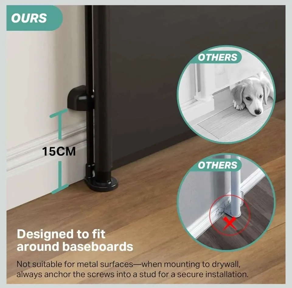 Cumbor Retractable Baby Gate image indicator(4)