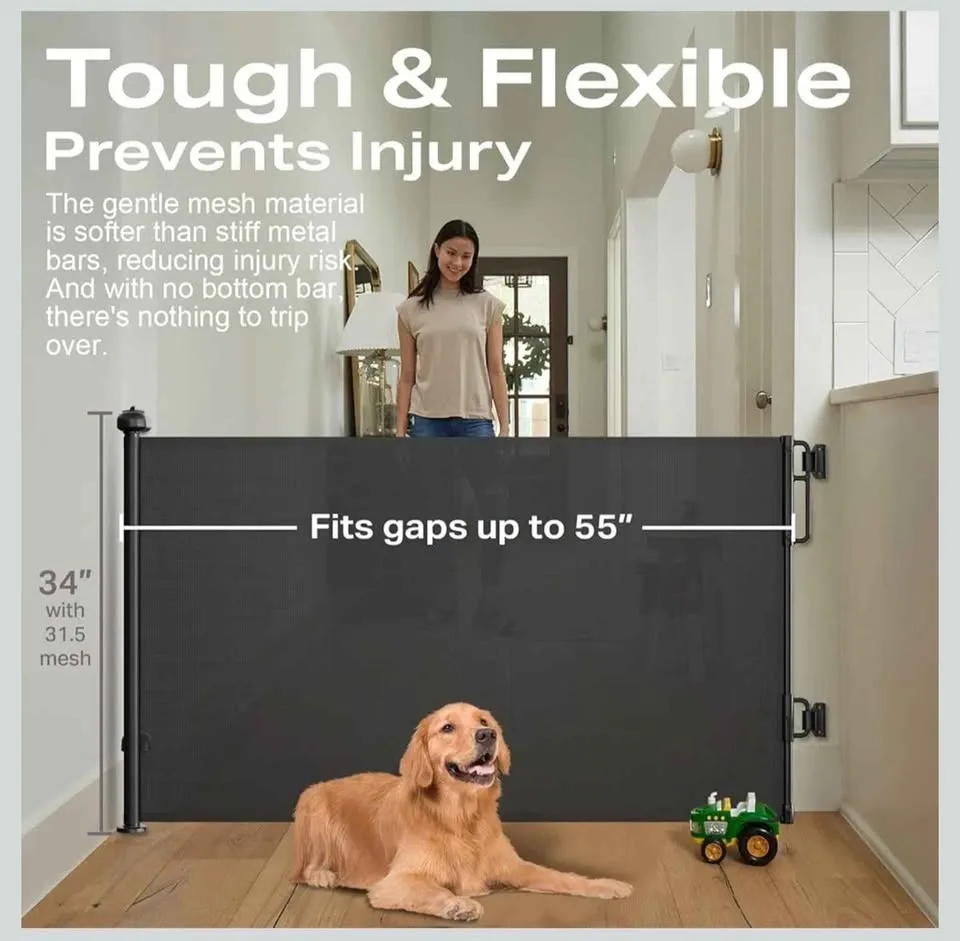 Cumbor Retractable Baby Gate image indicator(5)