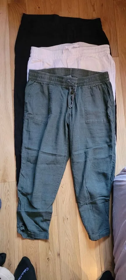 LINEN PANTS- 3 PAIRS