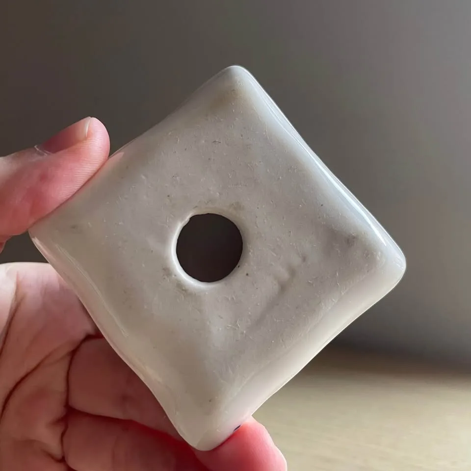 Vintage Kitten Cat On Pillow - Ceramic Delft Figurine - Holland image indicator(4)