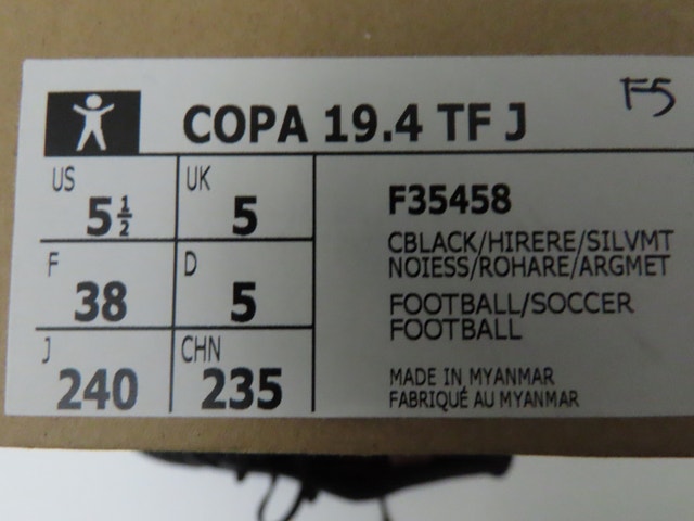 Adidas Copa 19.4 TFJ kids' soccer cleats (US Size 5.5) - photo 5