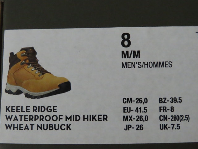 Timberland Keele Ridge Waterproof hiking boots (US Size 8) - photo 5