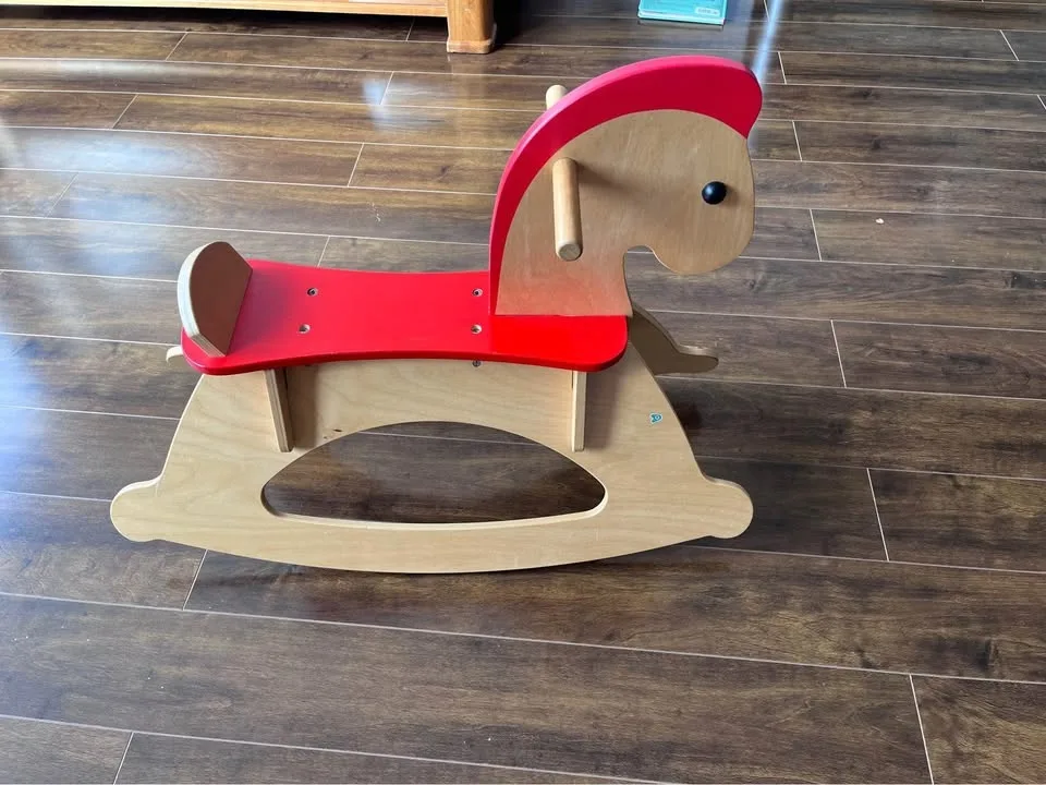 Hape Rock & Ride Wooden Rocking Horse image indicator(2)