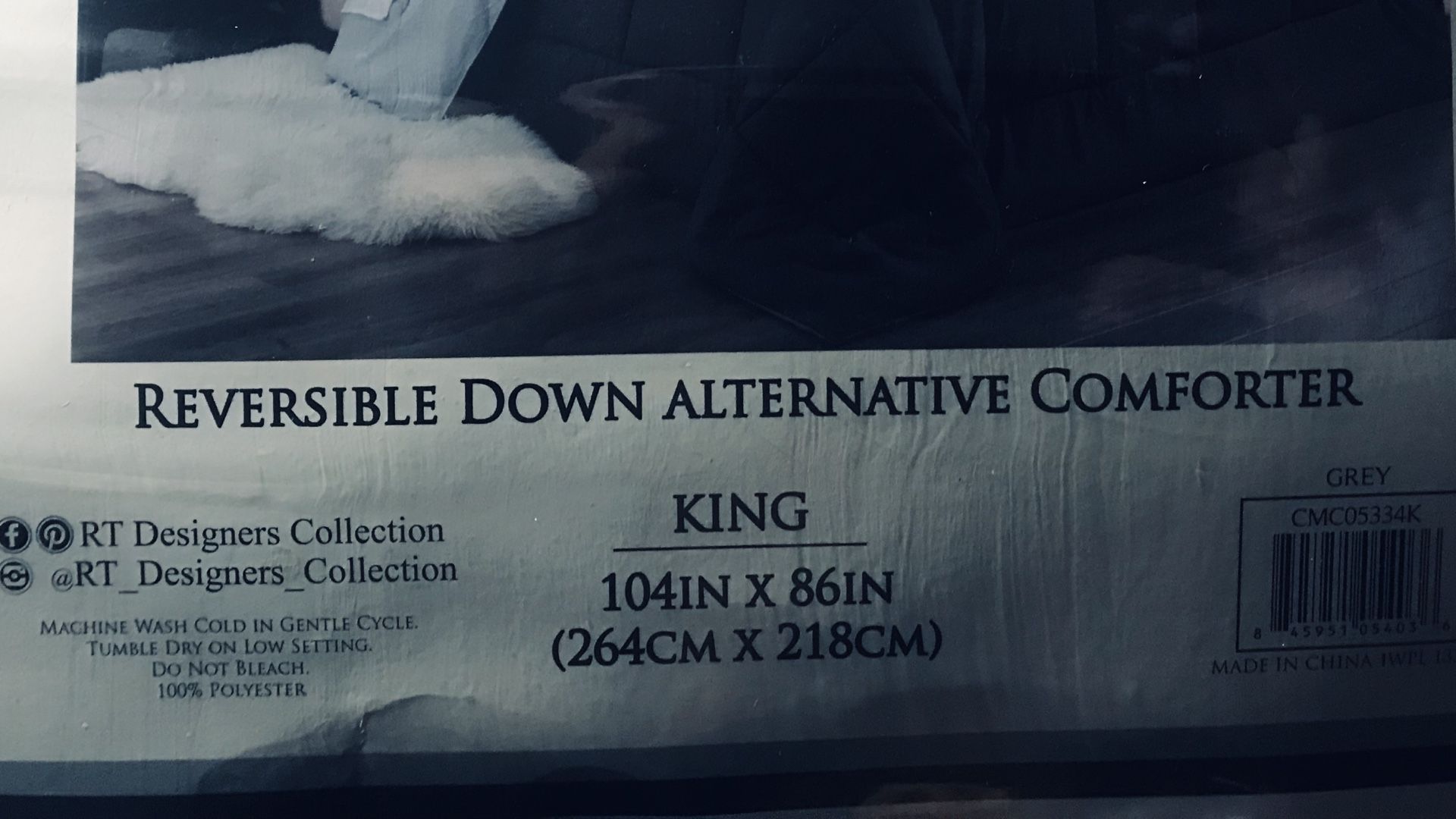 Comforter King Size Gray - photo 2