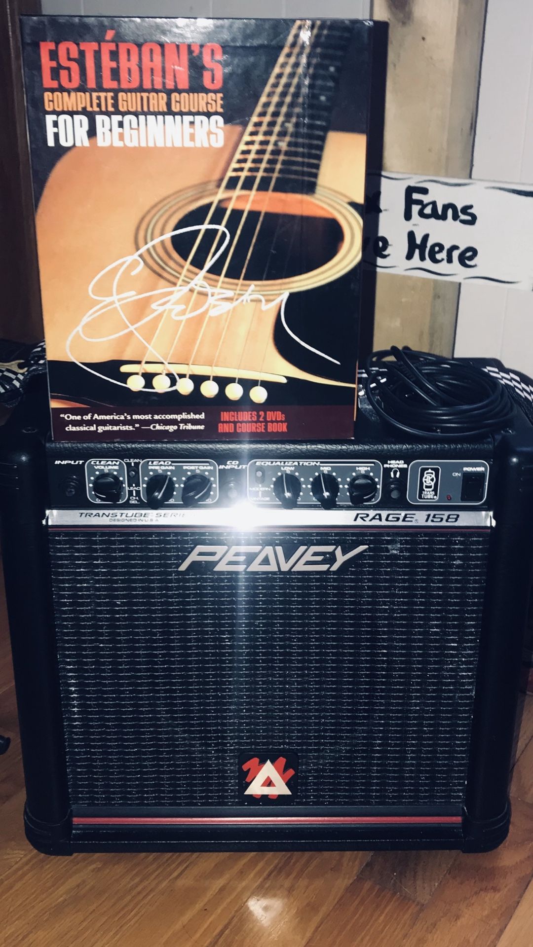 Peavey Rage158 Amplifier With Esteban’s Guitar DVD’s - photo 3
