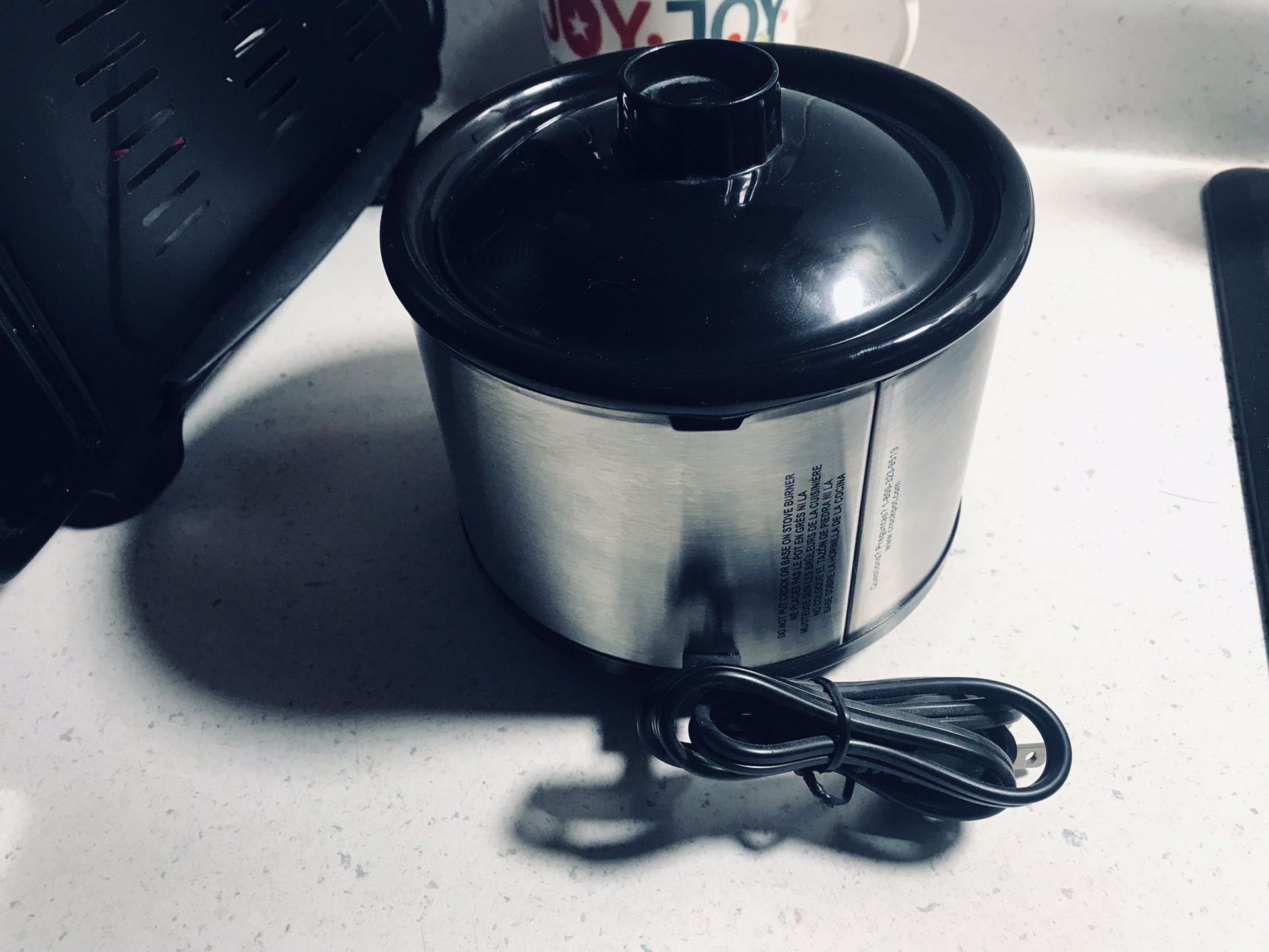 Rival Crock Pot Little Dipper Stainless, Model 32041-C - photo 3