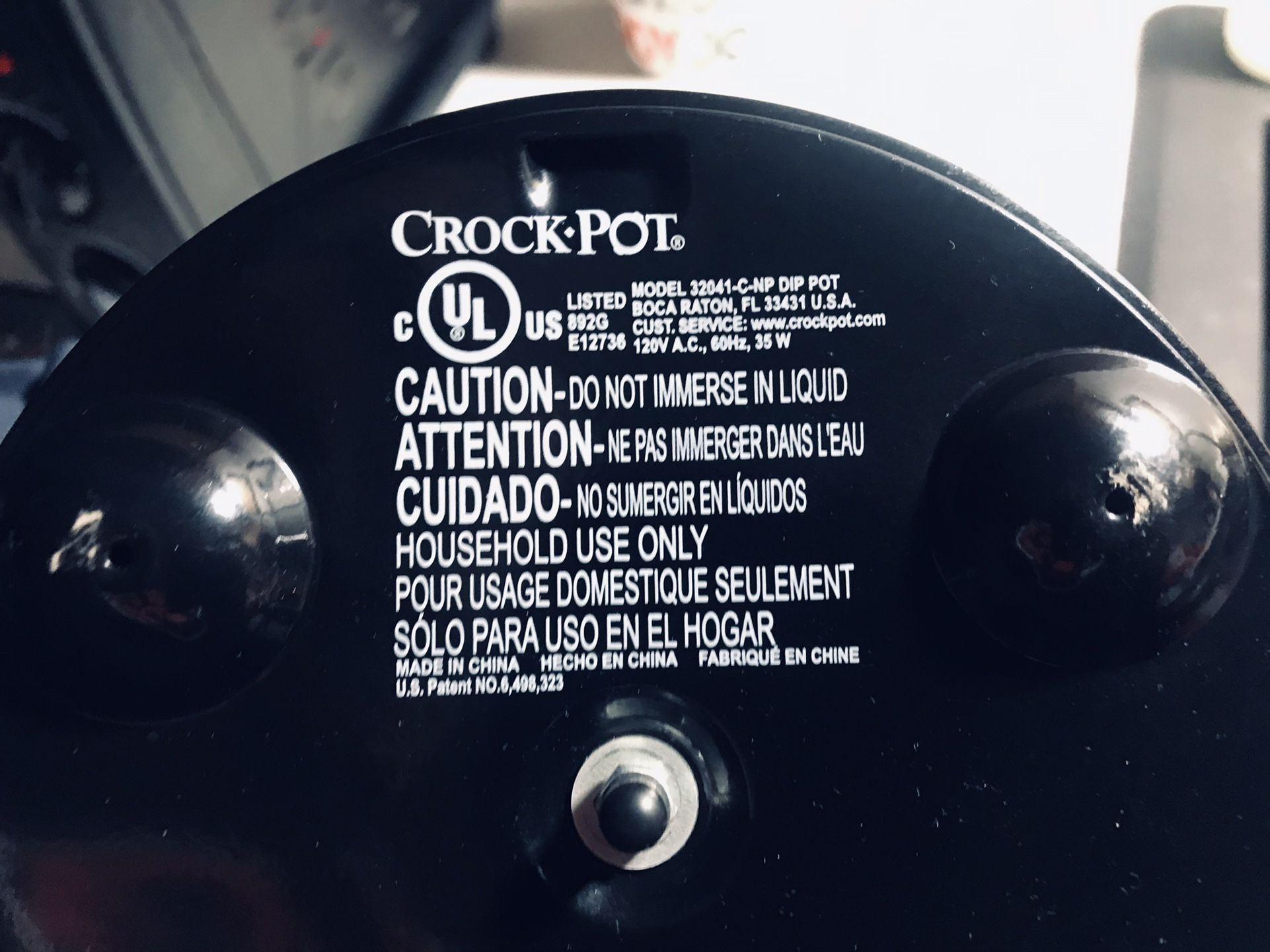 Rival Crock Pot Little Dipper Stainless, Model 32041-C - photo 4