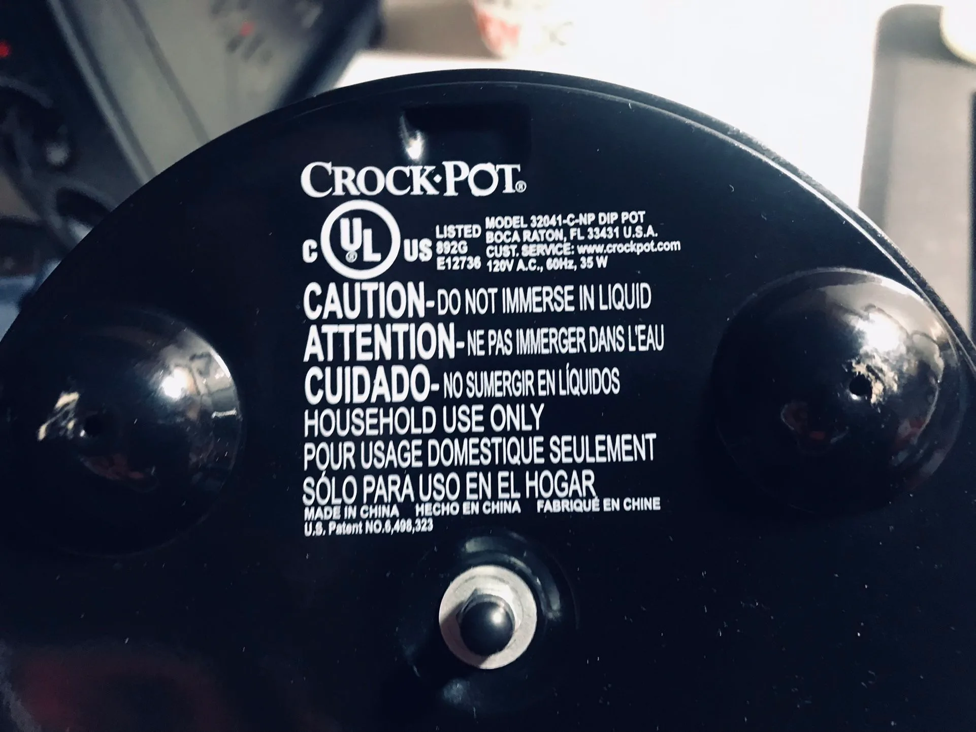 Rival Crock Pot Little Dipper Stainless, Model 32041-C image indicator(4)