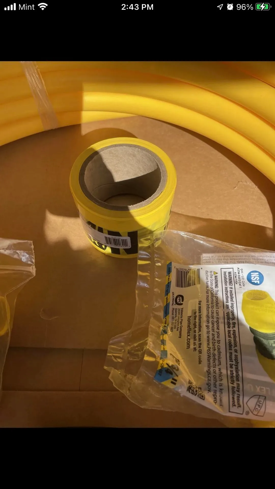 Home-Flex Polyethylene Gas Pipe Kit 3/4” x 100ft image indicator(7)